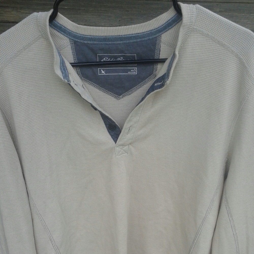 Eddie Bauer Men's Button-up Crewneck Sweater